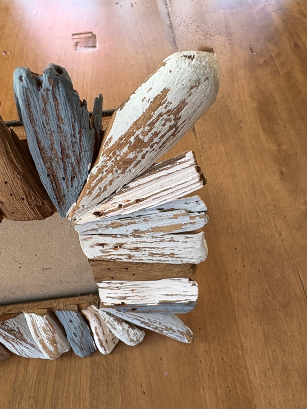 Coastal Driftwood Picture Frame in Blue, White & Brown - Unbranded - Picture 3 of 4